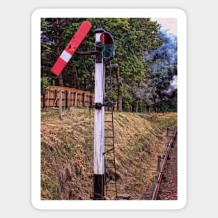 Signal on the North Norfolk Railway Sticker